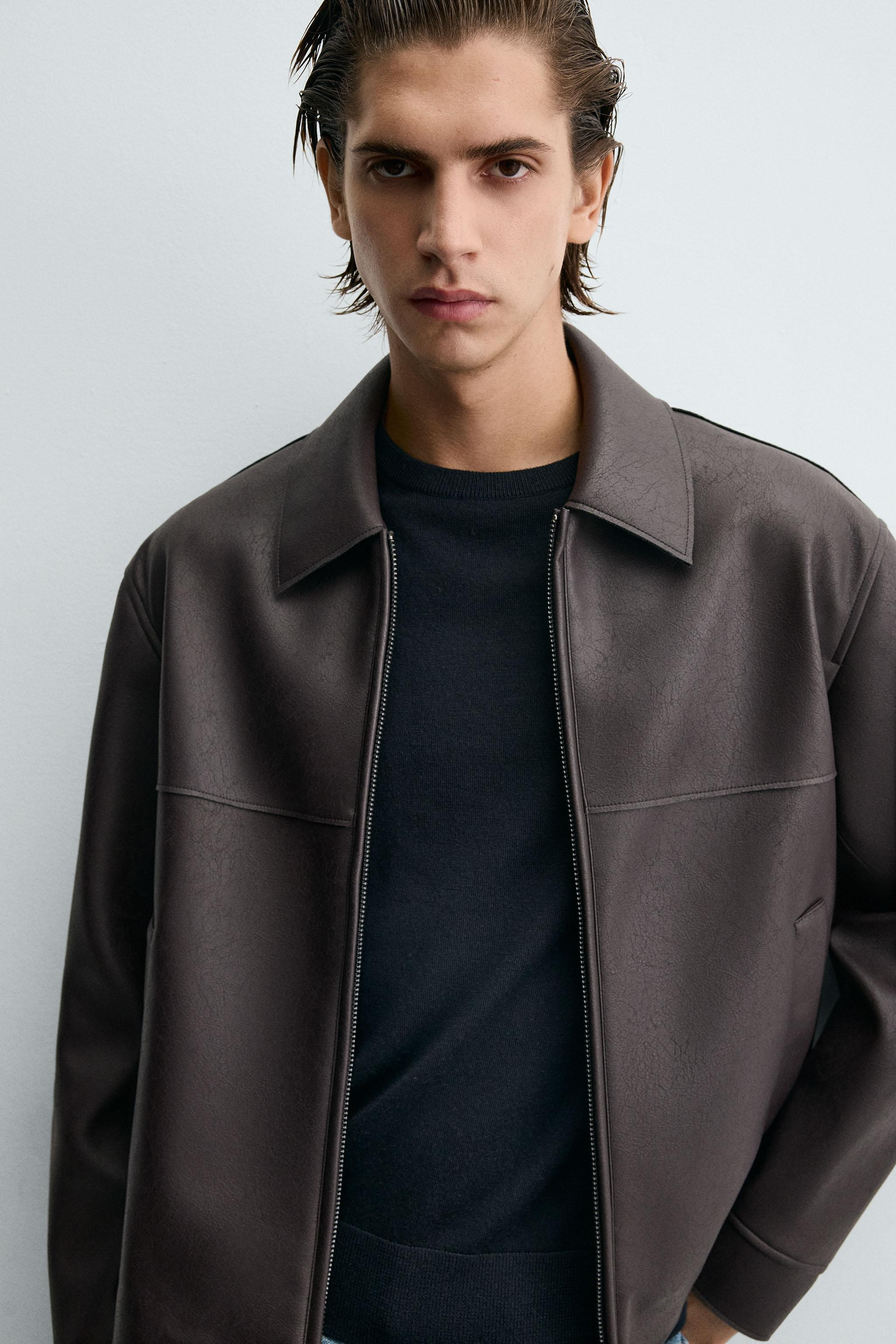 FAUX LEATHER JACKET | Zara US