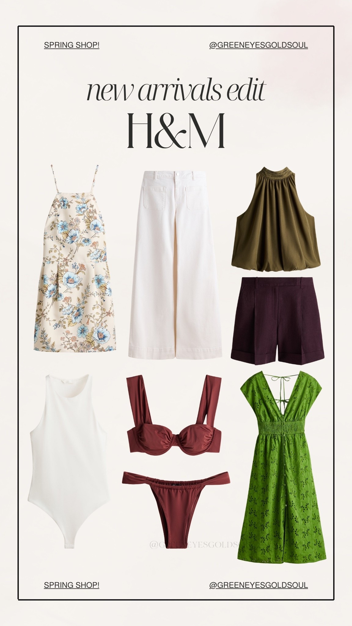 Spring H&M new arrivals 🌿 effortless dresses, wide-leg pants, and chic matching sets for an elevated everyday look. Perfect spring outfits for vacation, brunch, and warm weather days ✨

#LTKspring #LTKstyle #LTKfinds #HM #springoutfits #springstyle #vacationoutfits #minimalstyle #everydaystyle #capsulewardrobe

hm spring new arrivals / spring outfits 2026 / vacation outfits women / european summer outfits / chic spring outfits / elevated basics outfit / wide leg pants outfit / spring dresses midi / brunch outfits women / neutral outfits aesthetic / capsule wardrobe spring / warm weather outfits / effortless outfits women / minimal chic outfits

#LTKootd #LTKSeasonal #LTKU