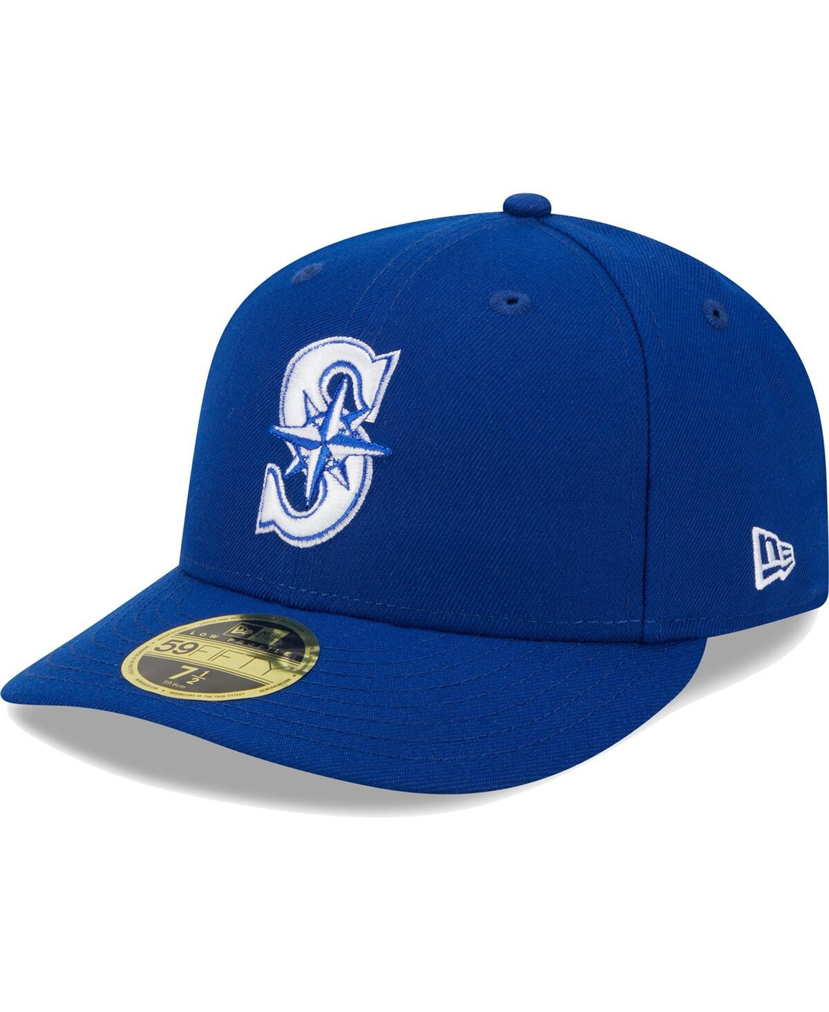 Men's New Era Royal Seattle Mariners White LogoÂ Low Profile 59FIFTY Fitted Hat - Royal | Macy's