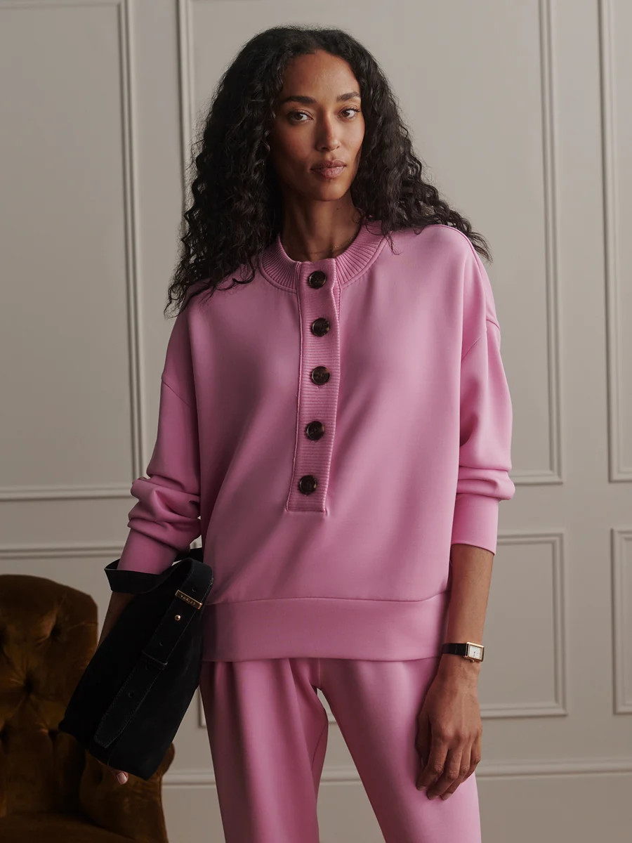 Reena Button Front Sweat | Varley US | Varley US