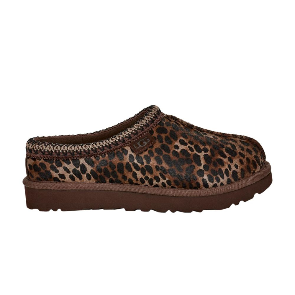 UGG Wmns Tasman Caspian Slipper 'Burnt Cedar Cheetah' | Brown | Women's Size 7 | GOAT
