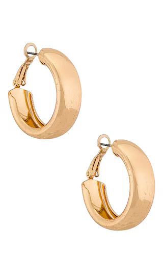 Kady Hoops in Gold | Revolve Clothing (Global)