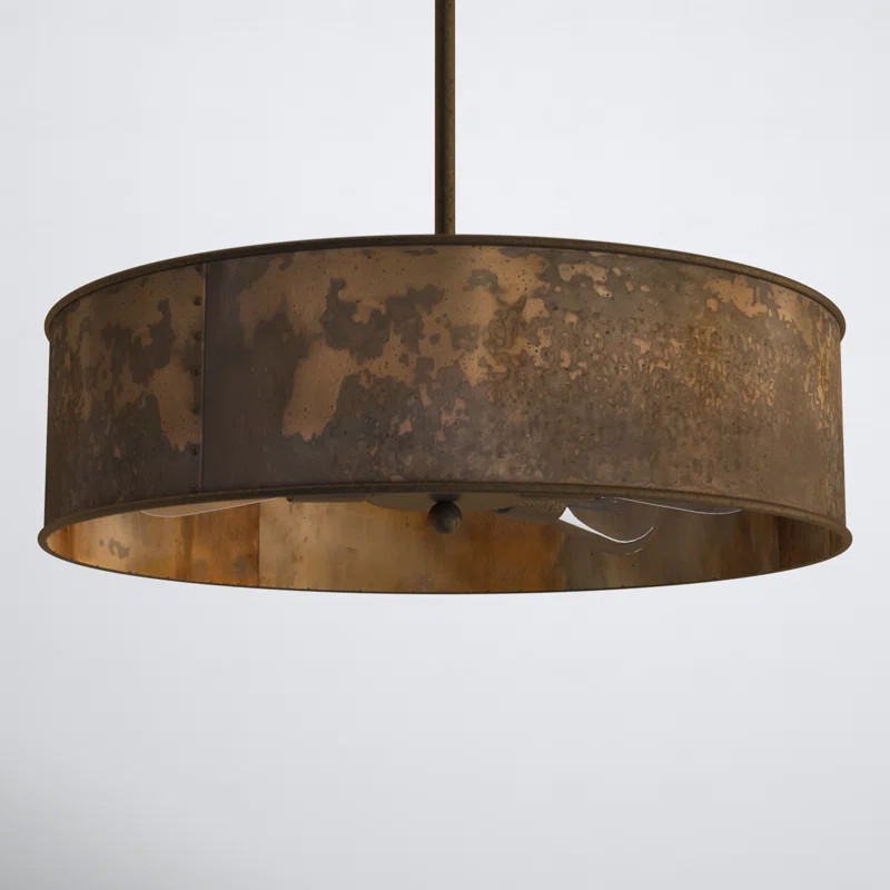 Trent Austin Design Luyster 4 - Light Unique Drum Chandelier & Reviews - Wayfair Canada | Wayfair North America