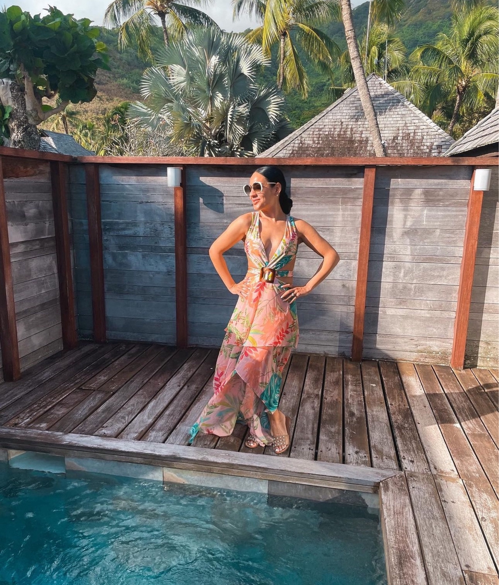 Taking it back to part of my honeymoon spent in Moorea ~ an island in French Polynesia 🇵🇫 🏝️

This was the perfect day dress to wear traveling from Moorea to Bora Bora by plane ✈️ I even wore it to lunch on the beach while we were waiting for our bungalow 🍹☀️🌊

Though my exact PatBo dress is no longer for sale, the same Tropicalia print is available in a long-sleeve version on Saks Off Fifth. Be sure to check out the other sale options I’ve linked below directly from PatBo💫

#LTKStyleTip #LTKTravel