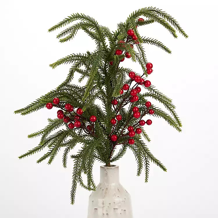 Norfolk Red Berry Stem | Kirklands Home | Kirklands