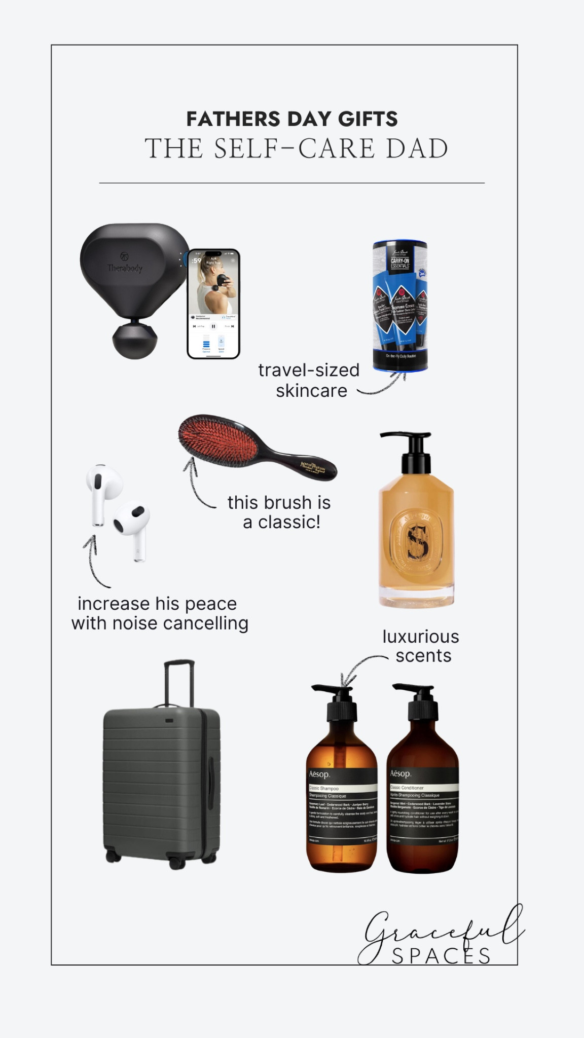 Father’s Day gifts for the dad who loves self care and the finer things! Encourage him to treat himself with luxury skincare and bath products, massage the aches and pains, and when all else fails tune everyone out with noise cancelling music. Treat dad this Father’s Day! 

#giftguide #selfcare

#LTKFamily #LTKGiftGuide #LTKMens