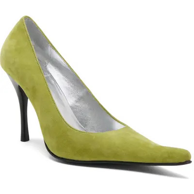 Jeffrey Campbell Kick It Pointed Toe Pump in Black Snake at Nordstrom, Size 9 | Nordstrom