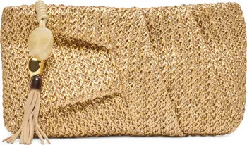 Lorena Woven Raffia Clutch | Nordstrom