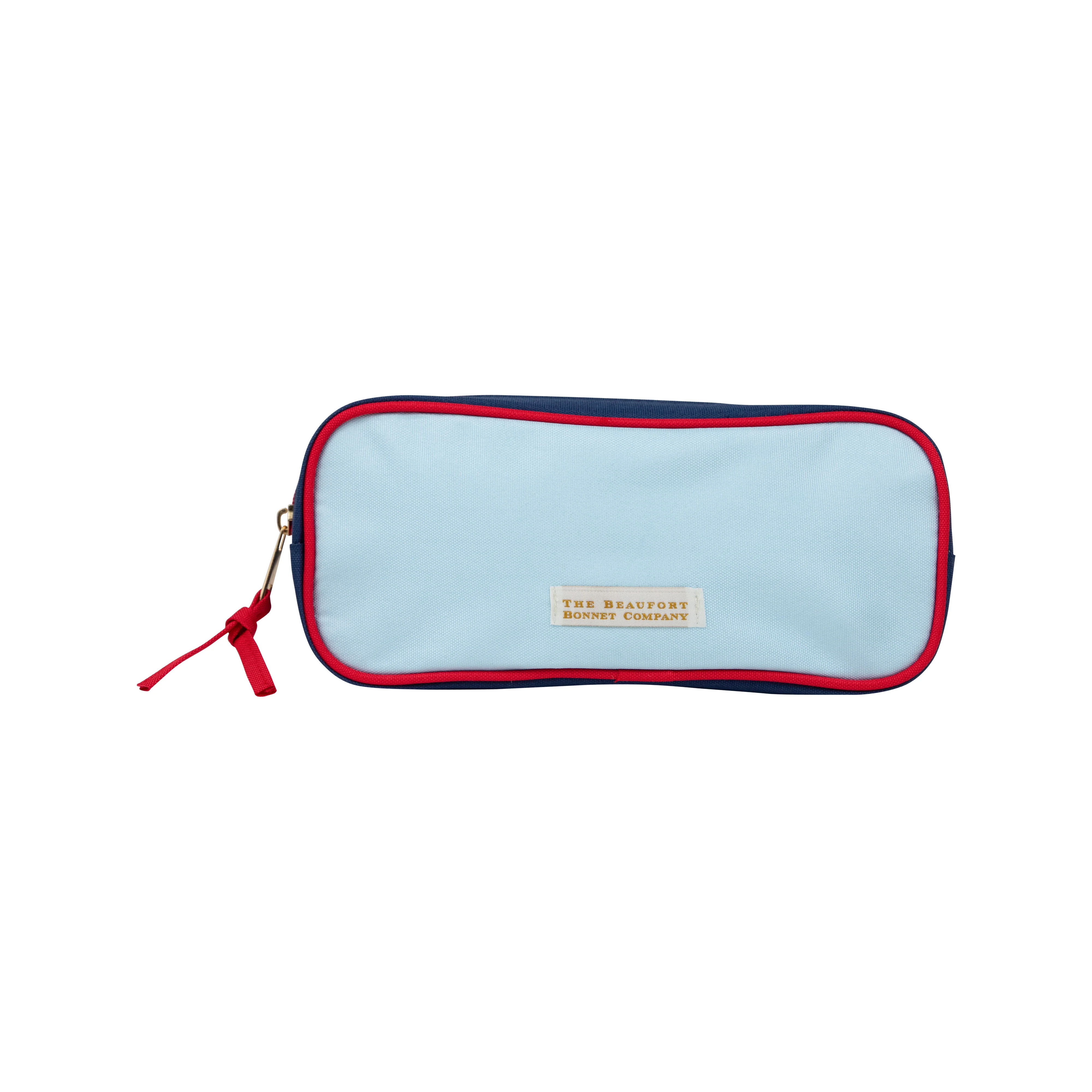 Peyton Pencil Pouch - Buckhead Blue with Richmond Red & Nantucket Navy | The Beaufort Bonnet Company