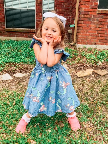 The cutest summer dress for your little princess! My toddler is obsessed with all things Ariel and this dress has the most adorable cut out back and tie! 

#LTKkids #LTKunder50 #LTKfit