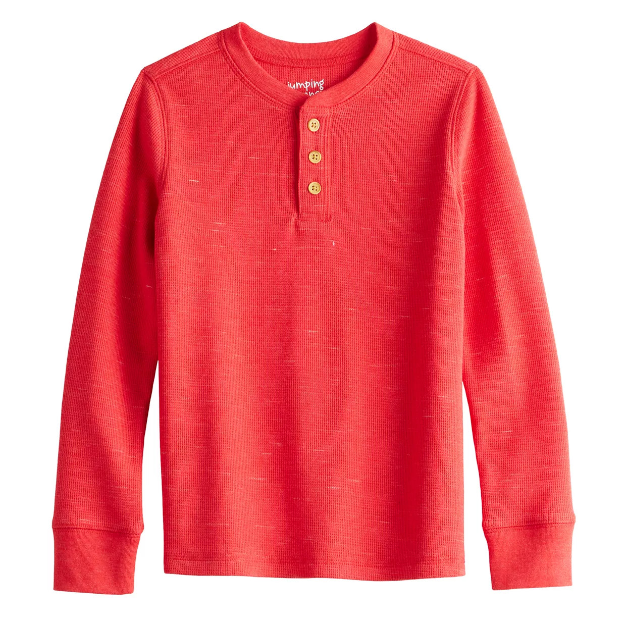 Boys 4-12 Jumping Beans® Long Sleeve Thermal Henley Tee | Kohl's
