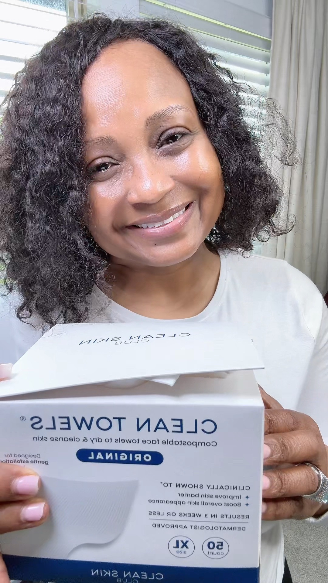Clean skin is a must! We don’t use face cloths we used disposable towels #cleanskin #skincare #skincareroutine