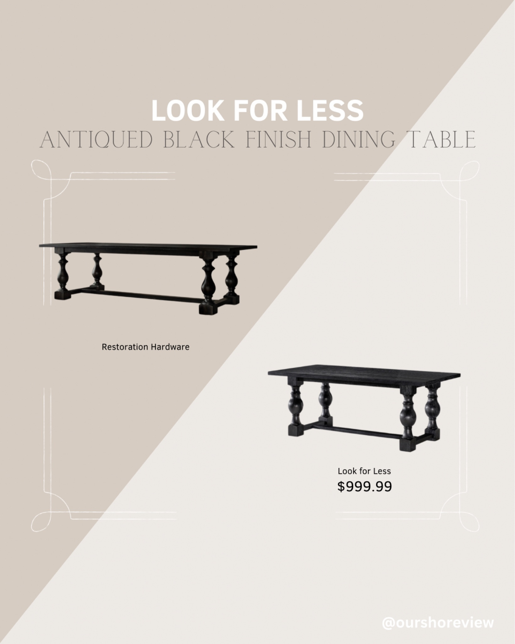 Restoration Hardware look for less dining table, RH look alike dining table, RH dupe, Restoration Hardware dupe 

#LTKSaleAlert #LTKStyleTip #LTKHome