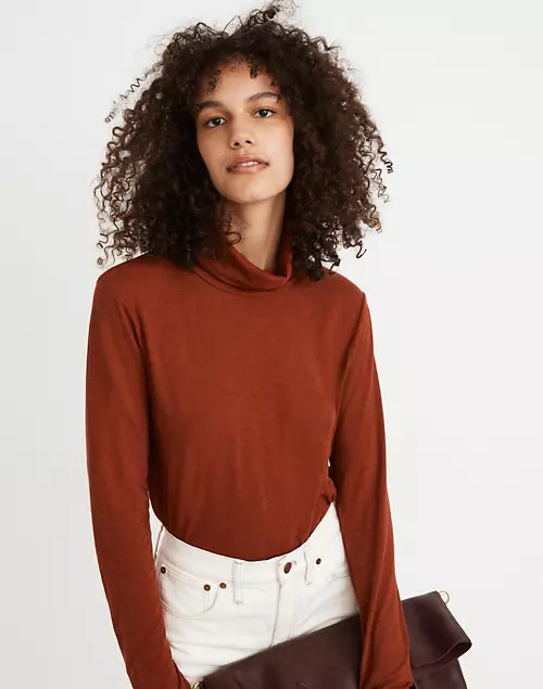 Whisper Cotton Turtleneck | Madewell