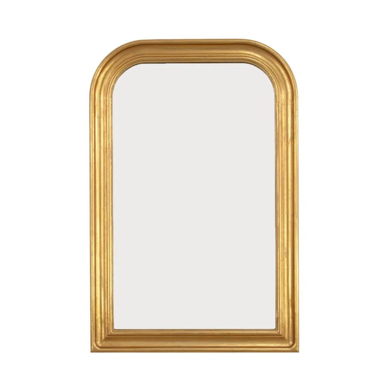 Ova Gold Leaf Louis Philippe Mirror | Perigold