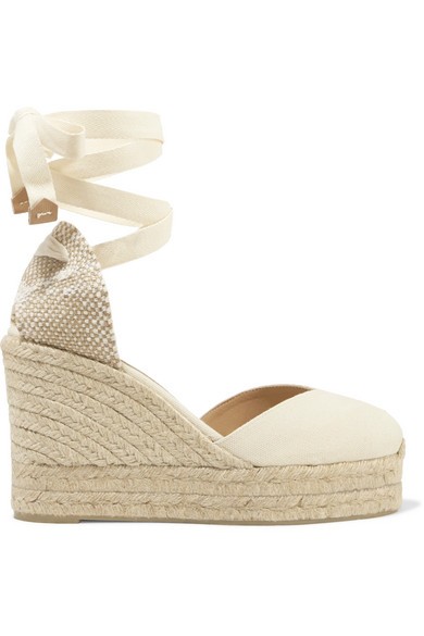 Castañer
				
			
			
			
			
			
				Espadrilles compensées en toile Chiara 80
				€115
			
... | NET-A-PORTER (UK & EU)