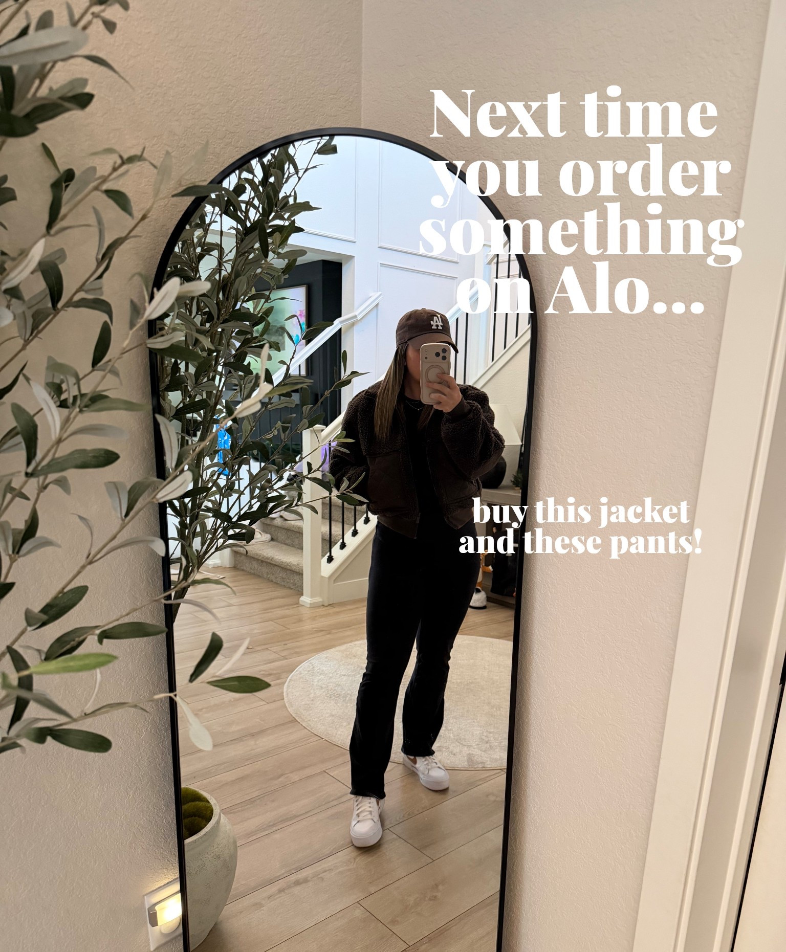This jacket and these pants are going to be your winter go to outfit! #alo #aloyoga #giftguide #gifts #giftformom #alofaves #casual #coolmom #momootd #giftsformom #giftguides #christmas #presents #momlife 

#LTKPetite #LTKGiftGuide #LTKmomlife