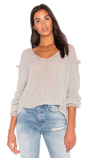 Wildfox Couture Solid Sweater in Ash Grey | Revolve Clothing