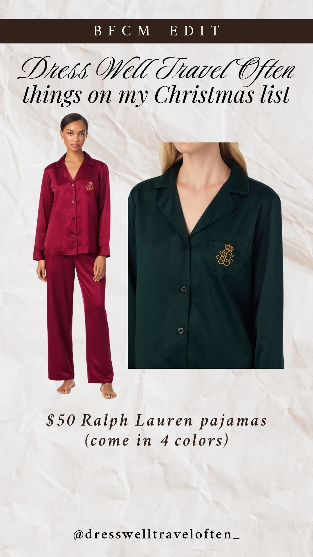 Ralph Lauren pajamas | luxury gifts | Macy’s sale | Ralph Lauren Christmas 



#LTKselfcare #LTKHoliday #LTKCyberWeek