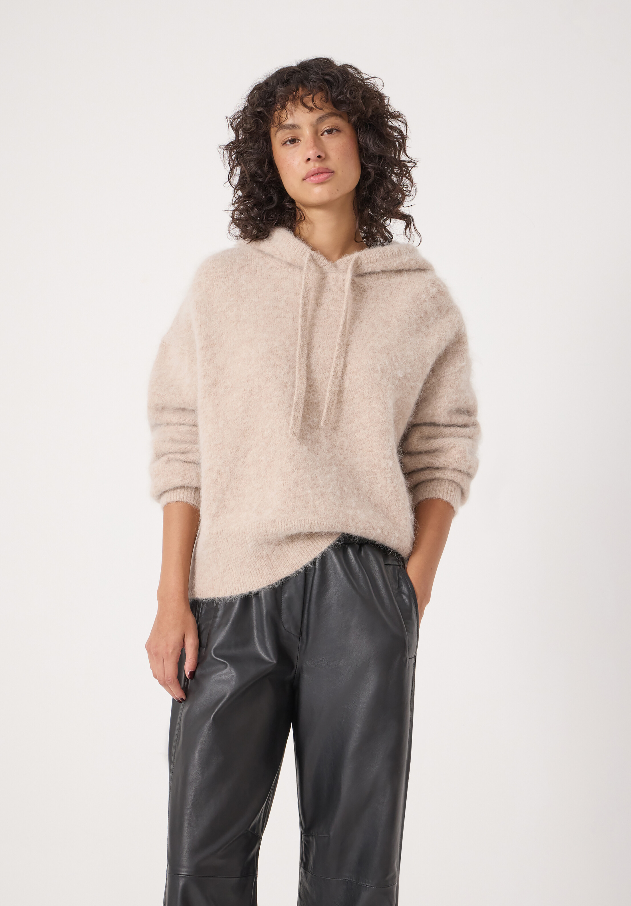 Hazel Alpaca Wool Hoodie | Hush UK