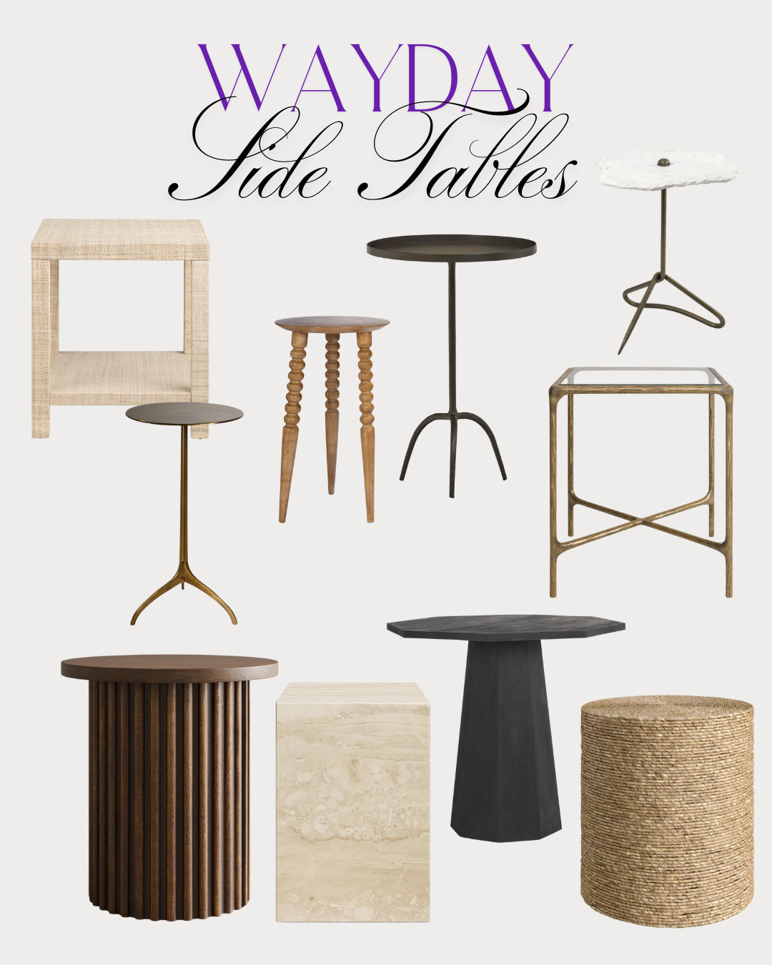 WayDay Sale Side Tables  

 #LTKHome #LTKSaleAlert