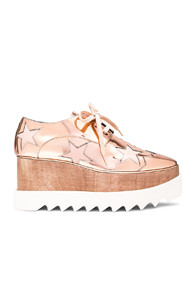 Stella McCartneyElyse Star Platform Shoes in Metallics,Geometric Print,Pink | FWRD 