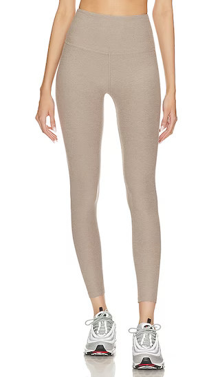 Beyond Yoga Spacedye Caught in The Midi High Waisted Legging in Tan. - size XS | Revolve Clothing (Global)