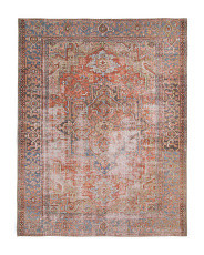 Made In Turkey Vintage Look Flat Weave Area Rug | TJ Maxx