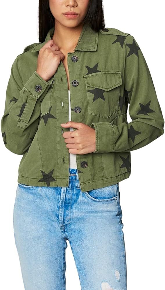 [BLANKNYC] Women's Denim Frayed Jacket | Amazon (US)