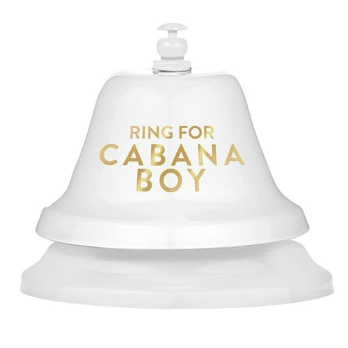 Slant Collections Bar Counter Service Call Bell Bar Bell, 3.5" W x 3.25" H, Ring For Cabana Boy | Amazon (US)