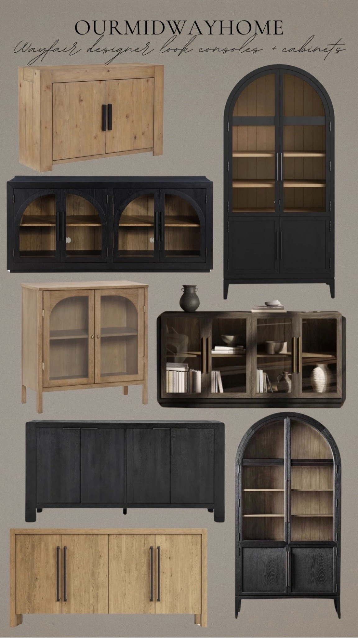 It’s giving Arhaus and Restoration Hardware but for a fraction of the cost 🫰🏼 Cabinets, sideboards, and consoles on major sale today 🖤

#LTKSaleAlert #LTKHome