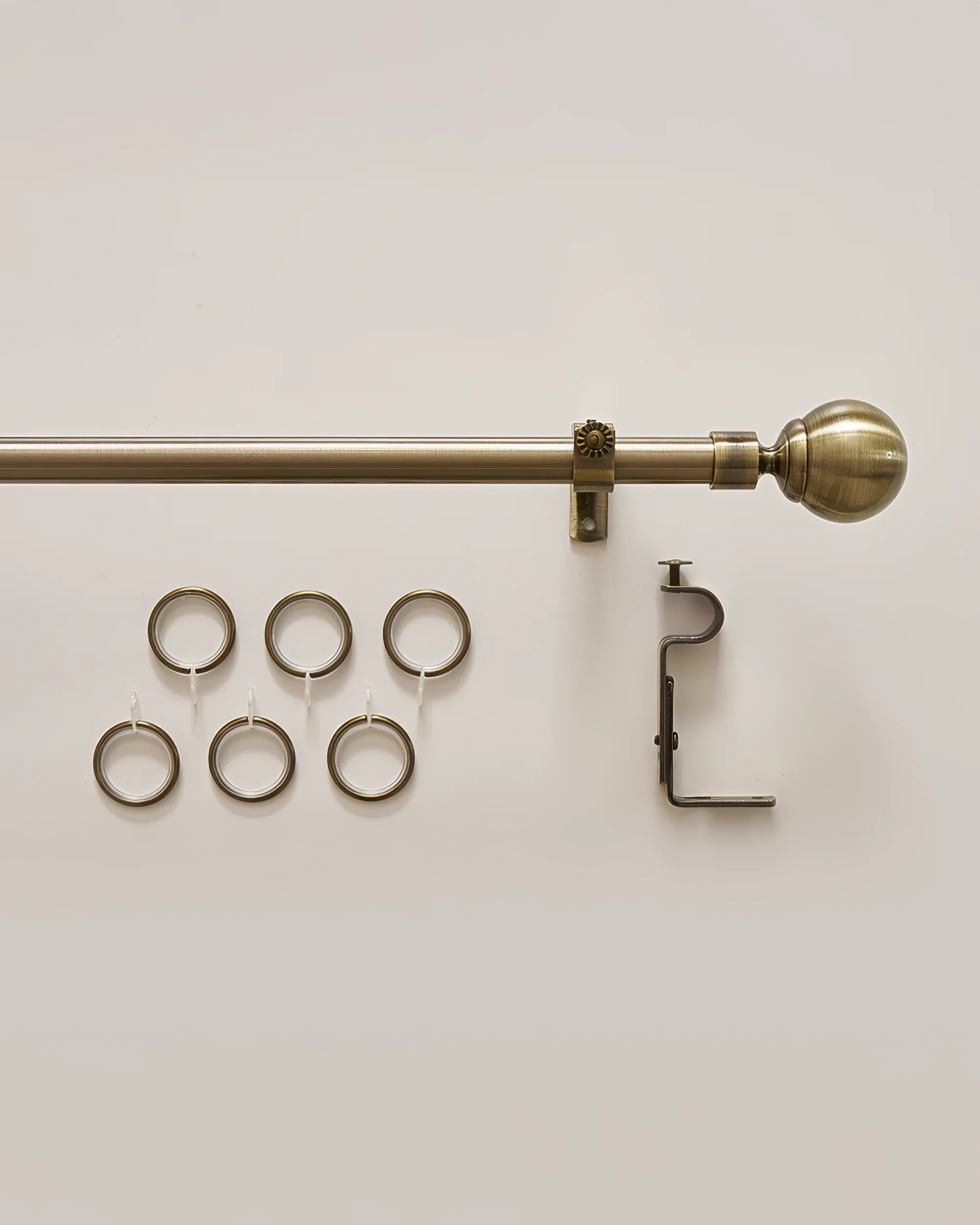 Ball Custom Finials Curtain Rods | TheHues