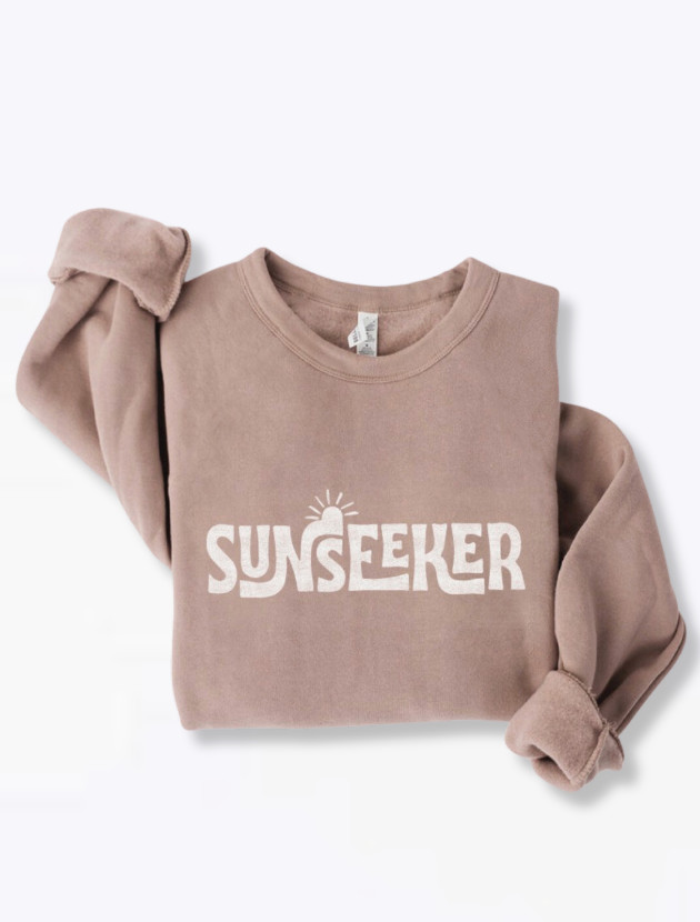 Sun Seeker Graphic Crewneck | Sunshine Daydream
