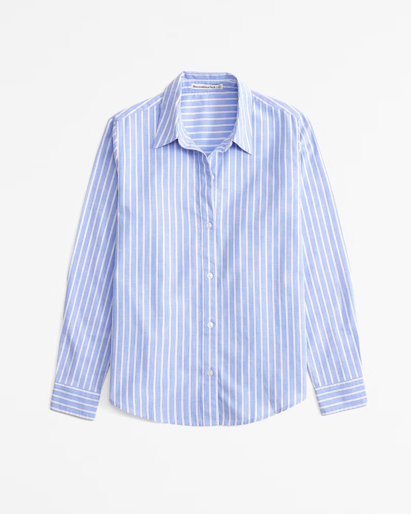 Women's Relaxed Oxford Shirt | Women's Tops | Abercrombie.com | Abercrombie & Fitch (US)