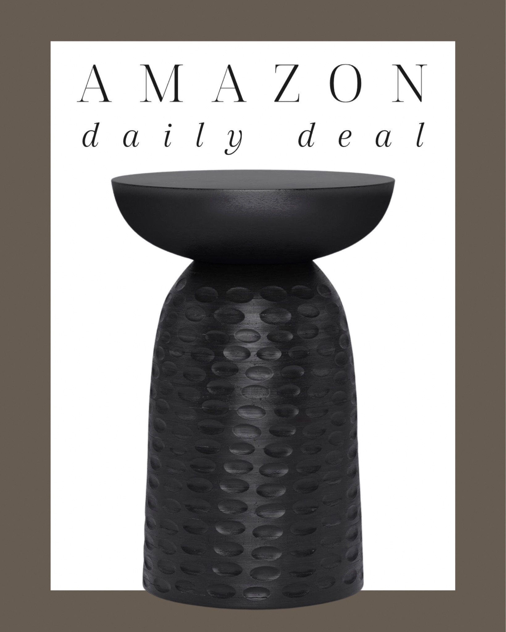 Amazon daily deal 🖤 24% off this solid wood accent table! 

Accent table, end table, beverage table, Amazon sale, sale finds, sale alert, sale, living room, dining room, seating area, bedroom, Modern home decor, traditional home decor, budget friendly home decor, Interior design, look for less, designer inspired, Amazon, Amazon home, Amazon must haves, Amazon finds, amazon favorites, Amazon home decor #amazon #amazonhome



#LTKstyletip #LTKhome #LTKsalealert