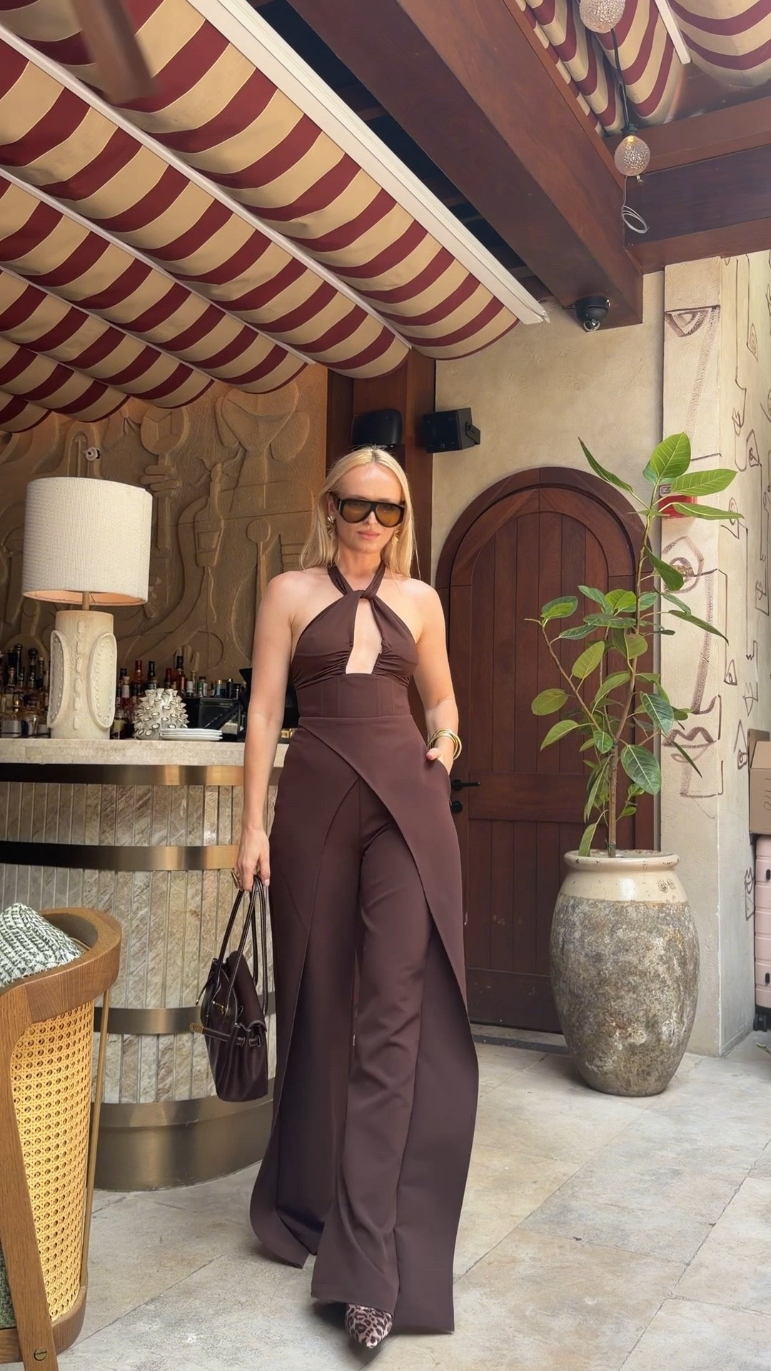 Monochrome brown outfit 
#ootd