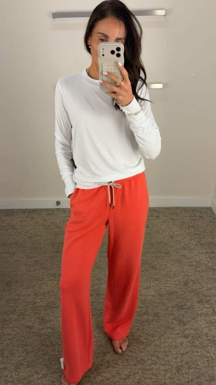 these bright lounge pants are such a fun switch up from basic neutrals ❤️ comfy enough for around the house but cute enough to wear out with a simple white tee or tank

lounge set, comfy outfit, casual everyday outfit, colorful lounge pants, travel outfit, airport outfit, relaxed style, spring lounge wear, comfy chic outfit, wide leg sweatpants, casual fashion, athleisure outfit, everyday basics, annabrstyle

#LTKootd #LTKSeasonal #LTKOver40