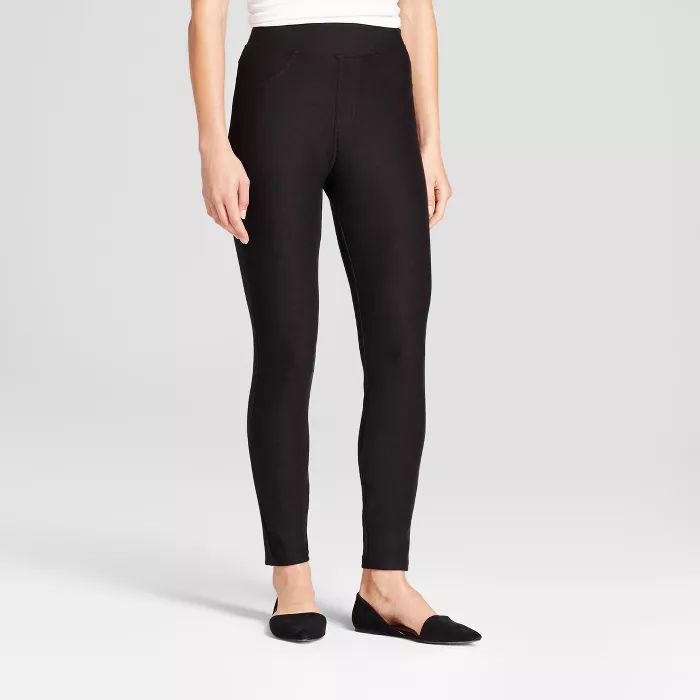 Women's High Waist Jeggings - A New Day™ Black | Target