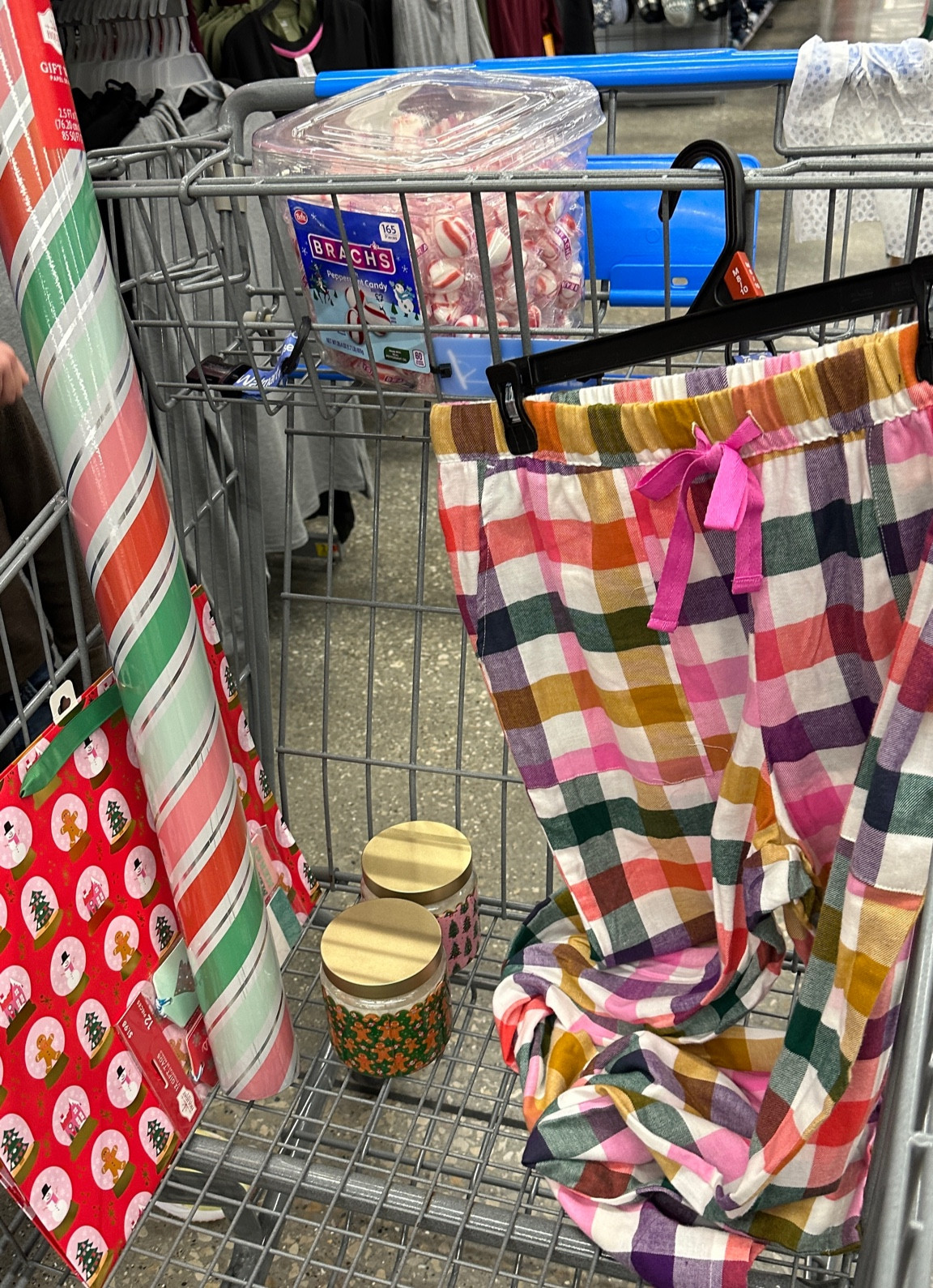 Christmas pajama pants. Christmas candles. Peppermint wrapping paper  

#LTKSeasonal #LTKHoliday