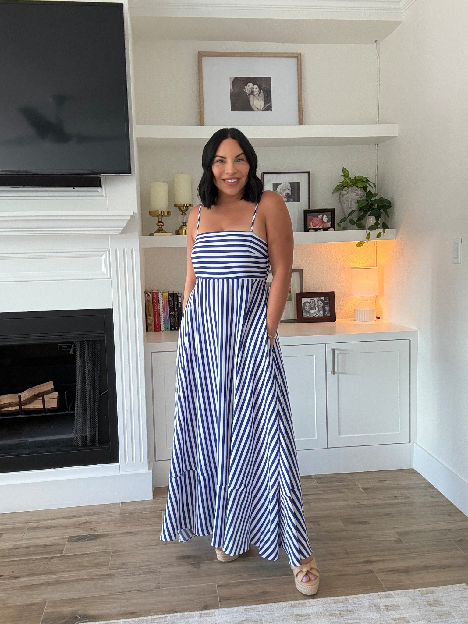 #stripeddress #maxidress #springoutfit

#LTKSeasonal #LTKootd #LTKmomlife