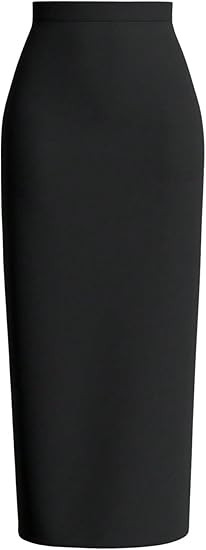 Verdusa Women's High Waist Long Pencil Skirt Work Slim Bodycon Skirts Party Club Night Out | Amazon (US)