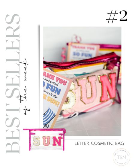 Letter cosmetic bag

#LTKstyletip #LTKbeauty #LTKSeasonal