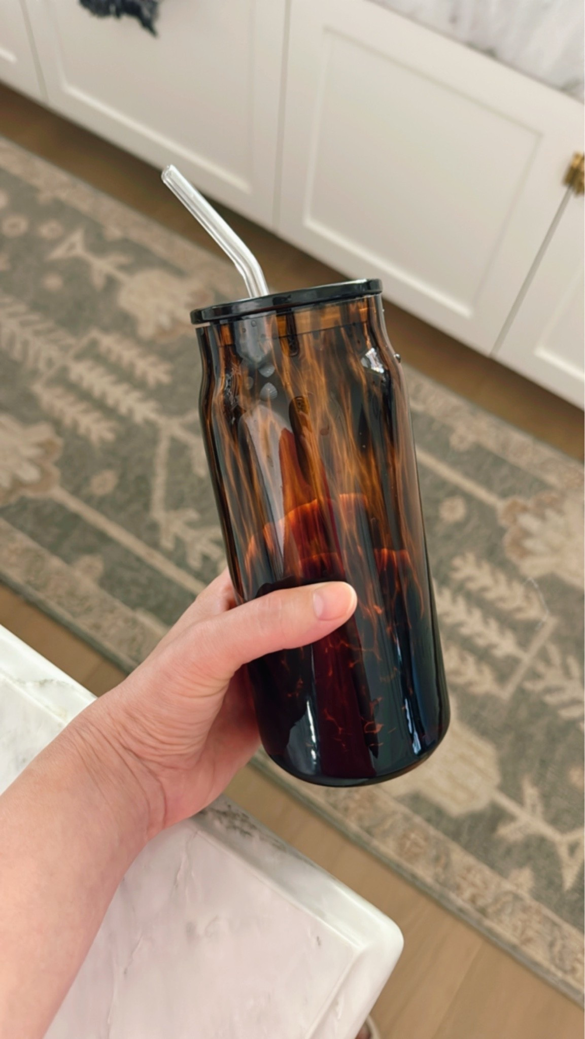 Found my leopard glass sipper online!