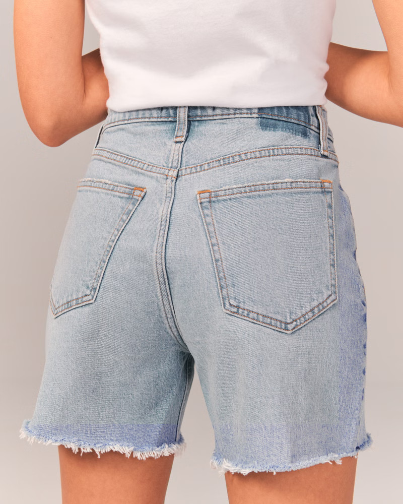 High Rise Dad Shorts | Abercrombie & Fitch (US)