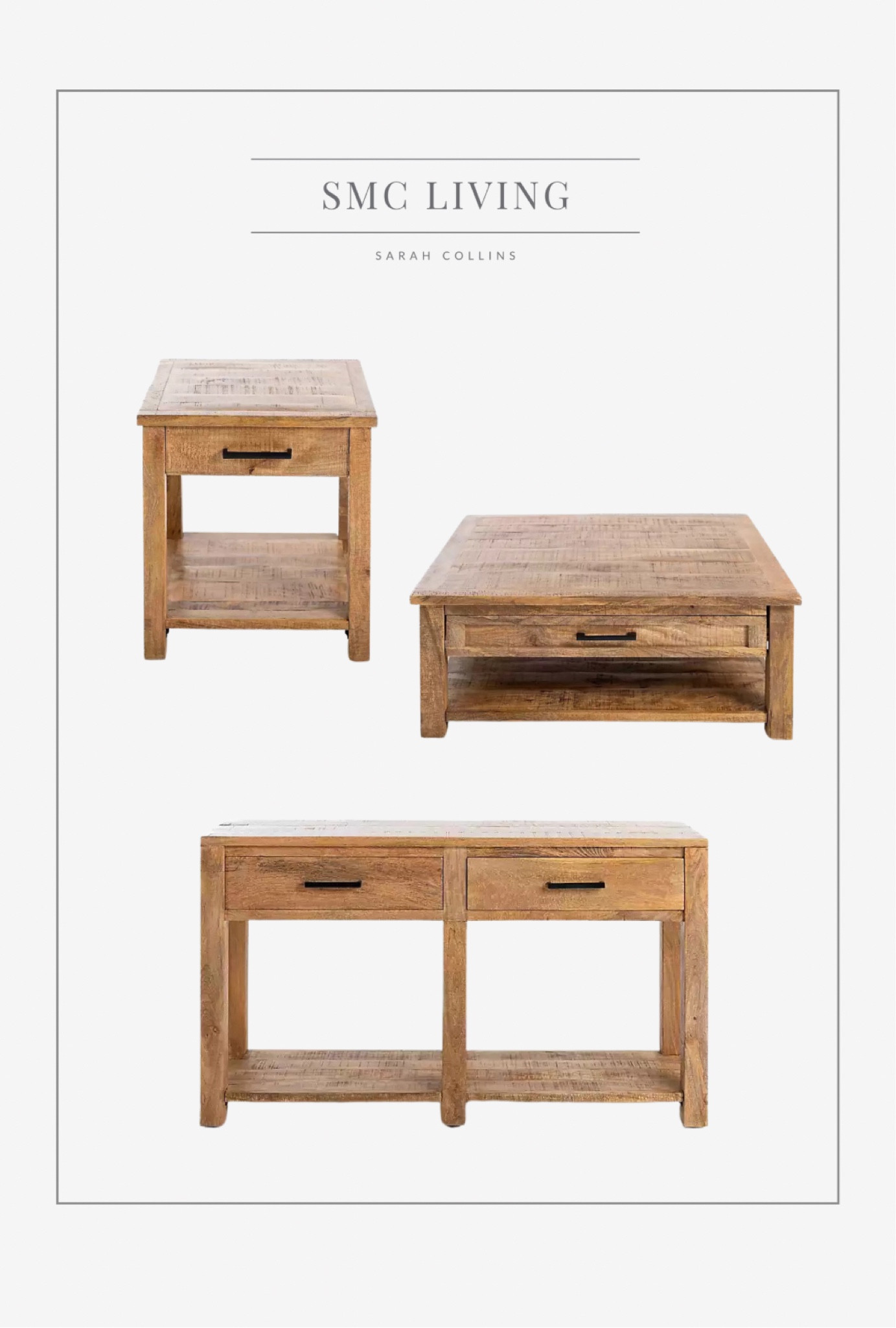 smc.living - new at Kirklands

Wood furniture, living room furniture, wood end table, wood bedside table, wood coffee table, square coffee table, wood console table, console table with storage, coffee table with storage, end table with storage, rustic end table, rustic coffee table, accent table 

#LTKFind #LTKhome