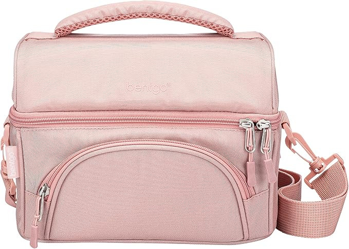 Amazon.com: Bentgo® Deluxe Lunch Bag - Durable and Insulated Lunch Tote with Zippered Outer Pock... | Amazon (US)