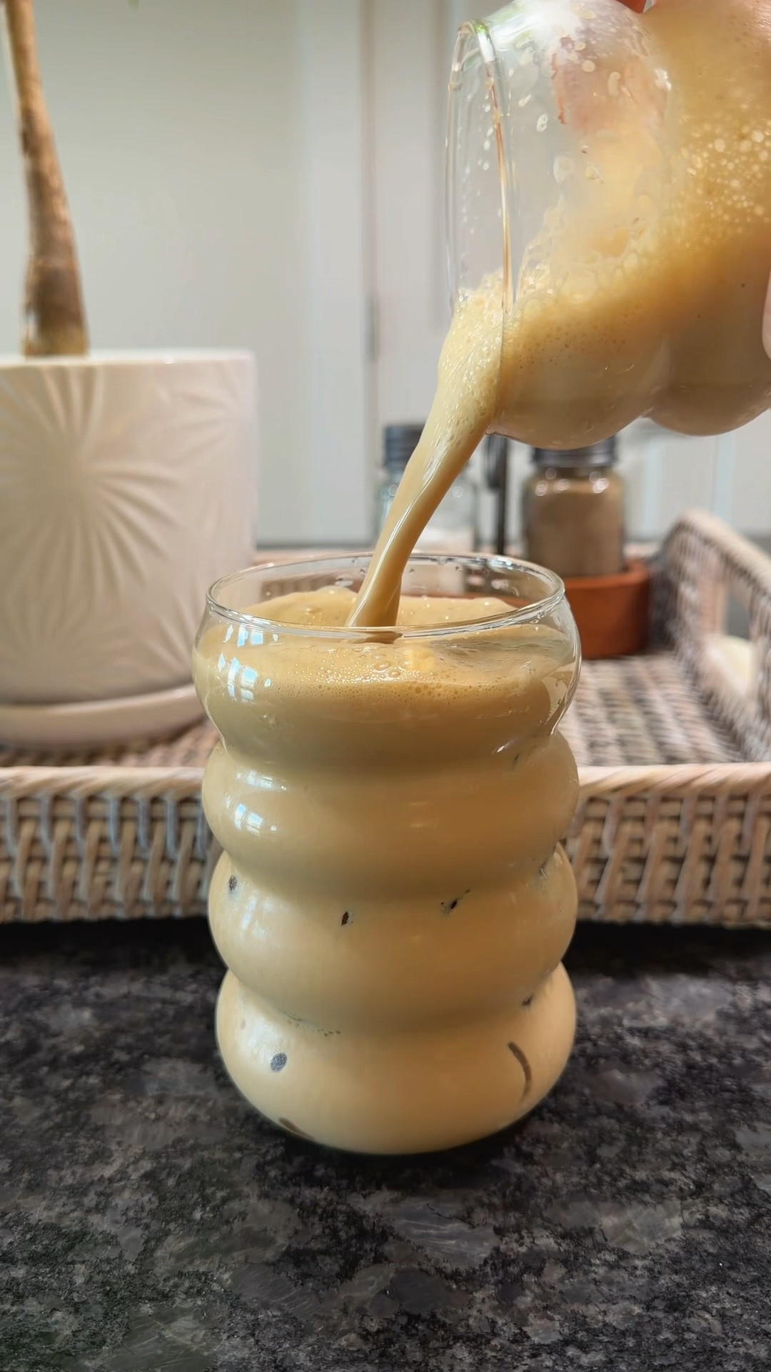 Trying to make my workdays feel a little softer… so this is the iced coffee I make every morning ☁️🤍
It’s not sponsored — I just genuinely love how it makes me feel lighter and focused.
If you’re curious, it’s the Everyday Dose mushroom coffe

#LTKdayinmylife #LTKmomlife #LTKmorningroutine