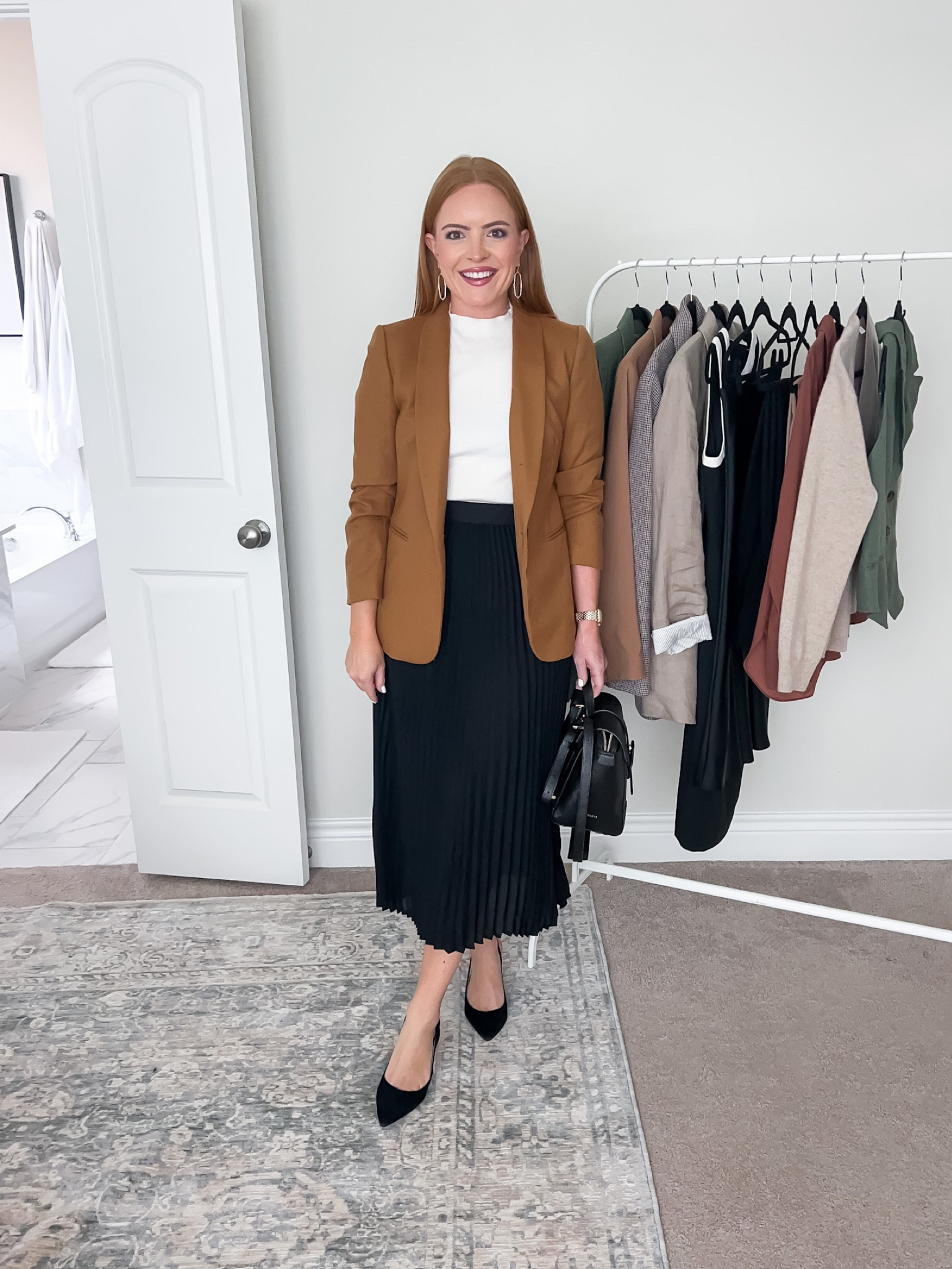 J.crew up to 50% off sale! This blazer has been a workwear staple for me for many years! The blazer and the pleated skirt are both on sale!

#LTKsalealert #LTKSeasonal #LTKworkwear