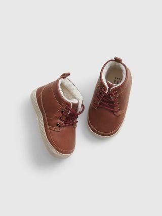 Baby Faux Leather Boots | Gap (US)