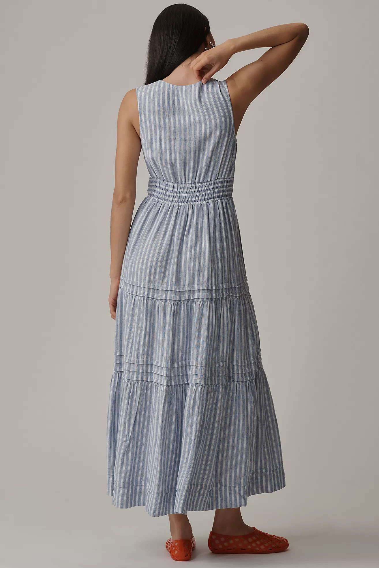 The Somerset Maxi Dress: Sleeveless Linen Blend Edition | Anthropologie (US)